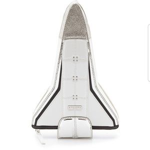 Rare Kate Spade Over The Moon Rocket Clutch